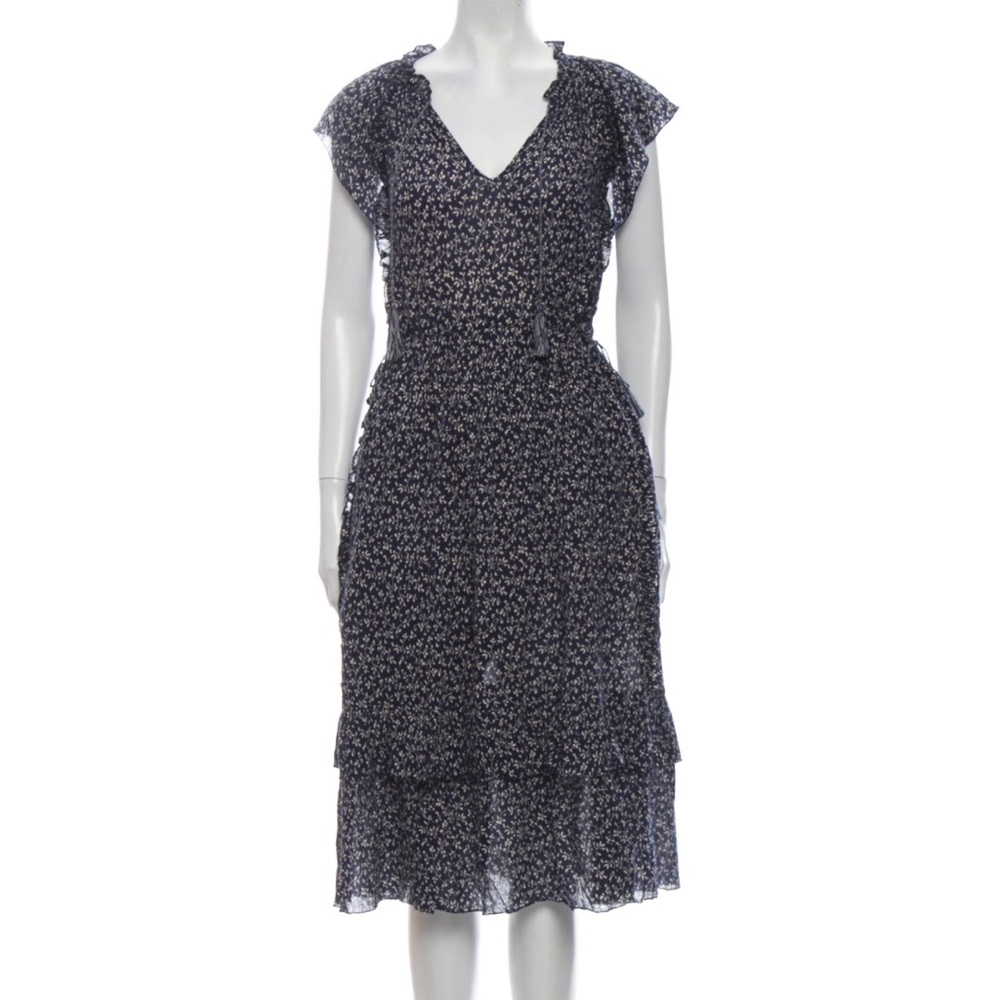 Ulla Johnson Floral Print Midi Dress